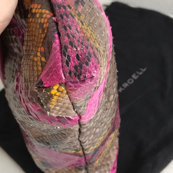 Devi Kroll clutch; used once - Picture 3 of 6